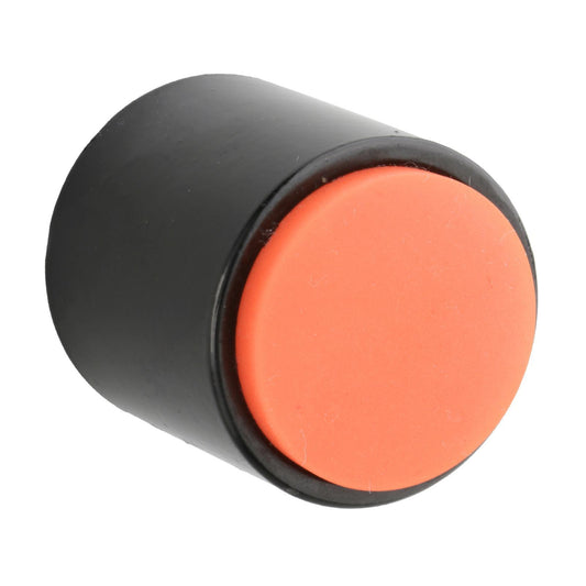 Mini Dumb Drum Percussion Instrument Accessories Easy to Carry Silicone Orange