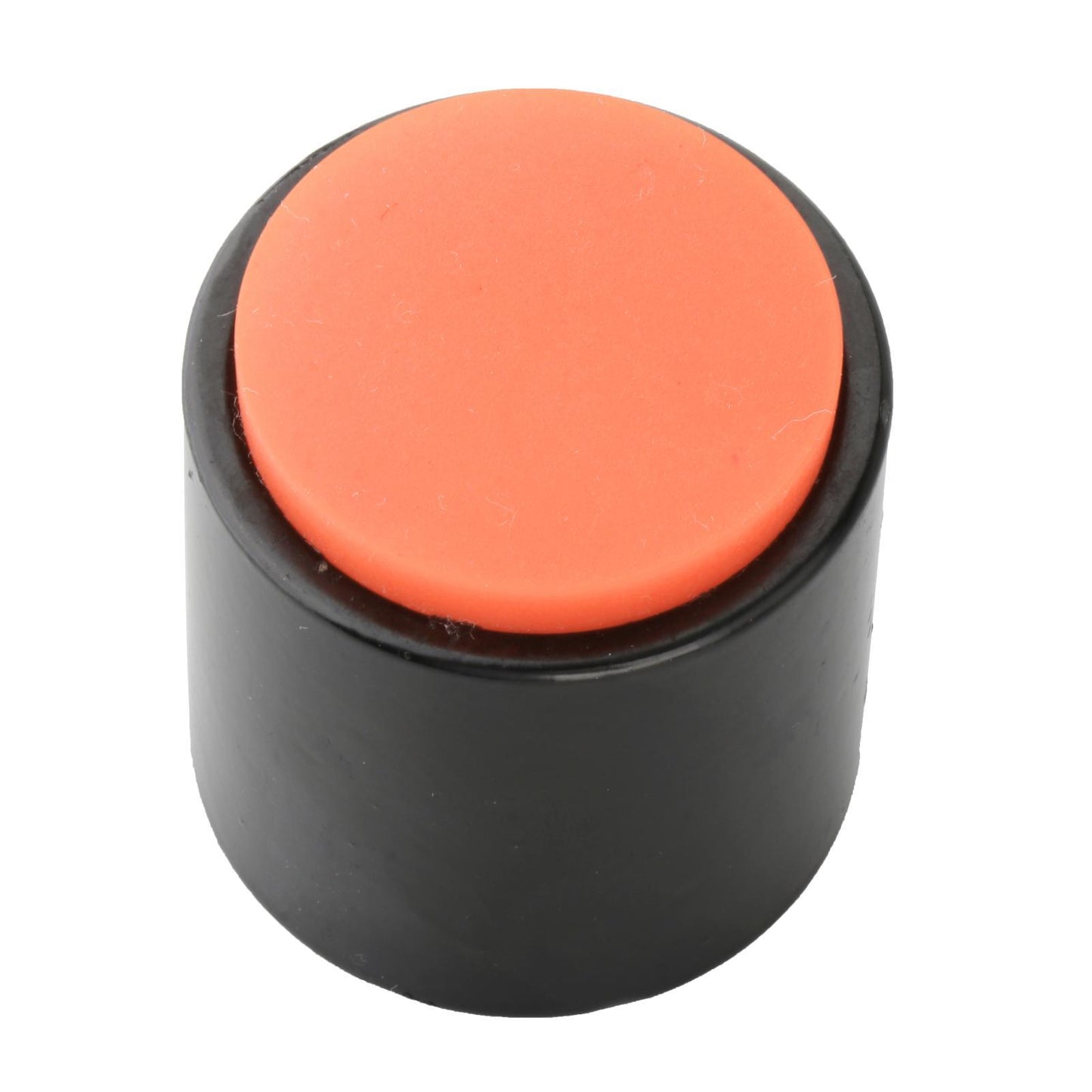 Mini Dumb Drum Percussion Instrument Accessories Easy to Carry Silicone Orange