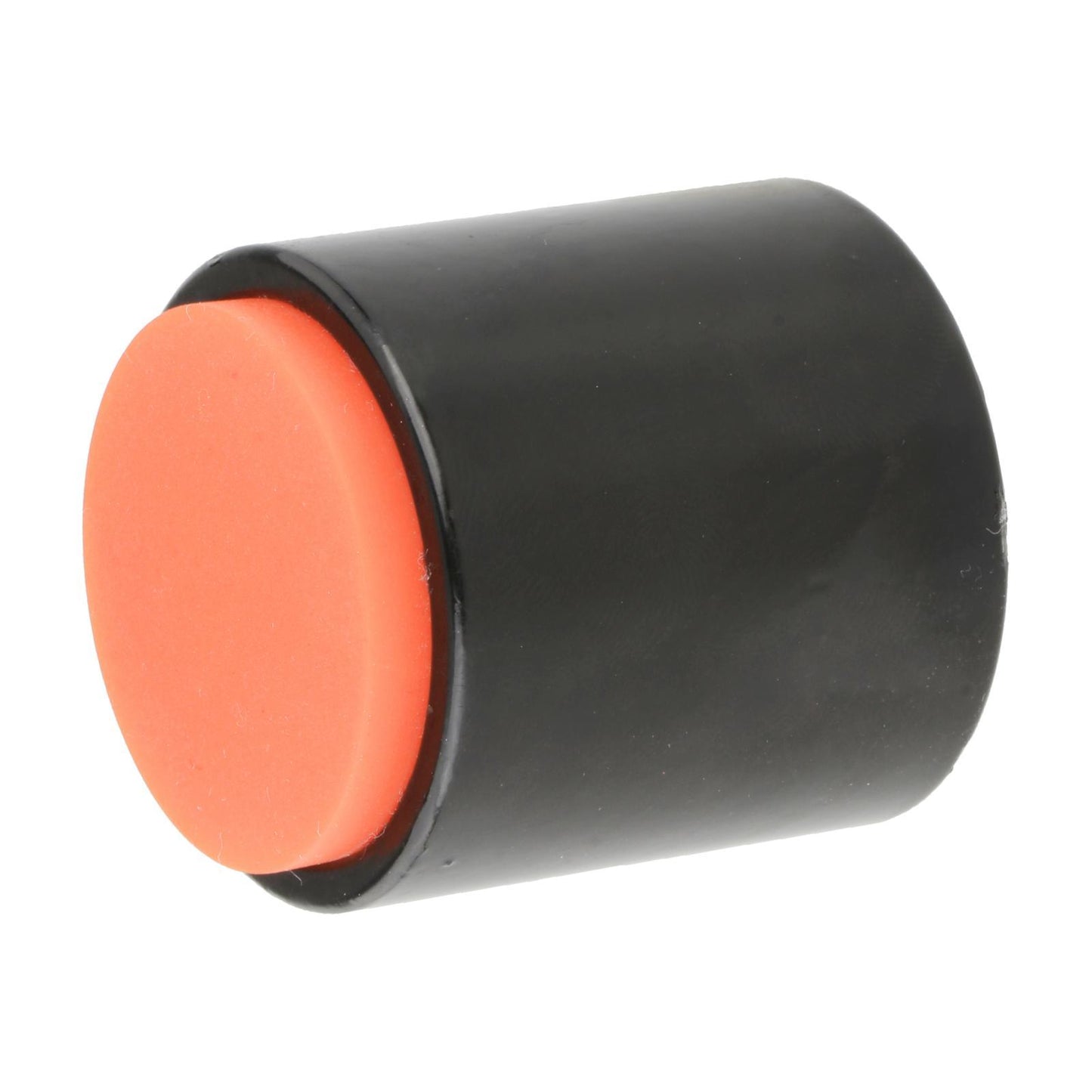 Mini Dumb Drum Percussion Instrument Accessories Easy to Carry Silicone Orange