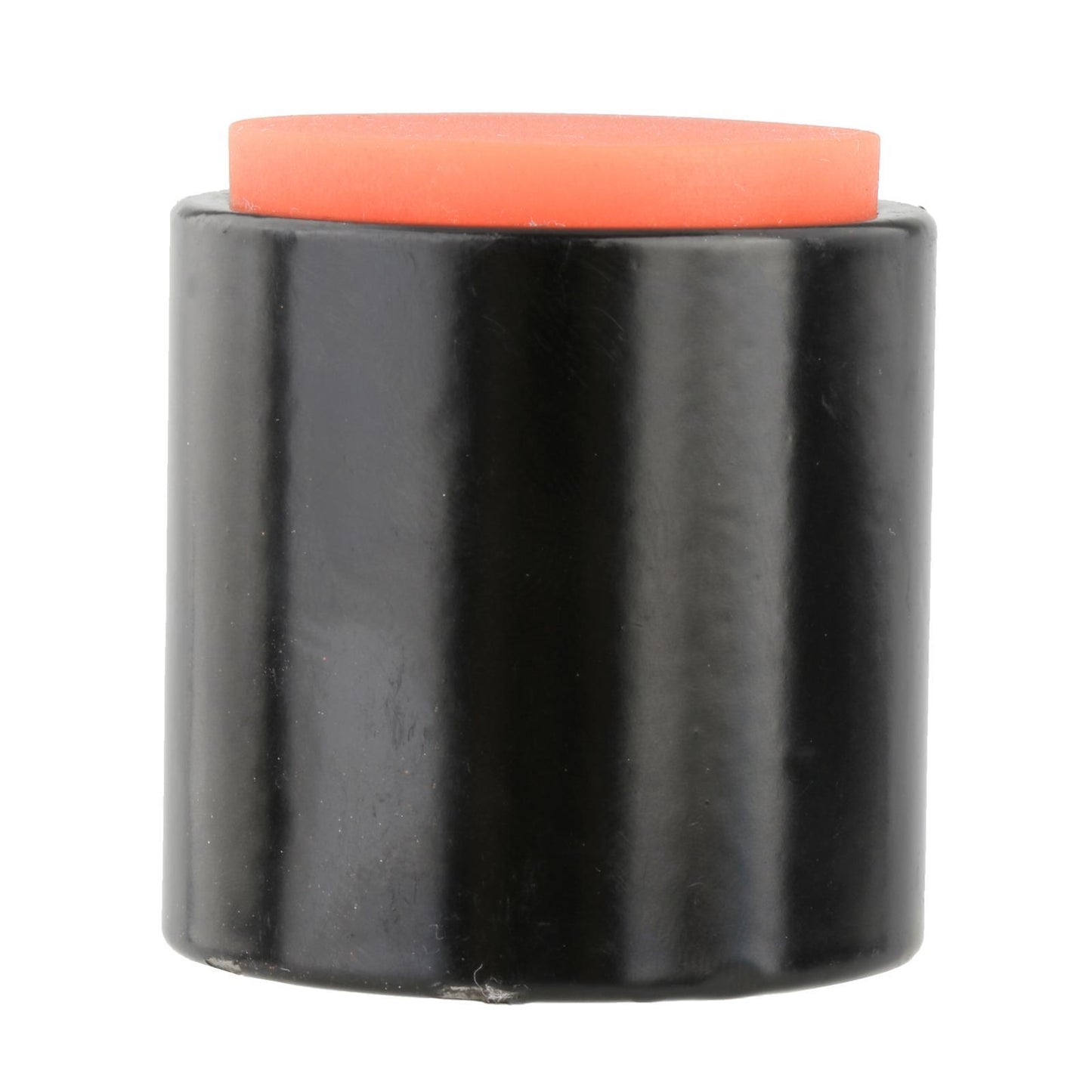 Mini Dumb Drum Percussion Instrument Accessories Easy to Carry Silicone Orange