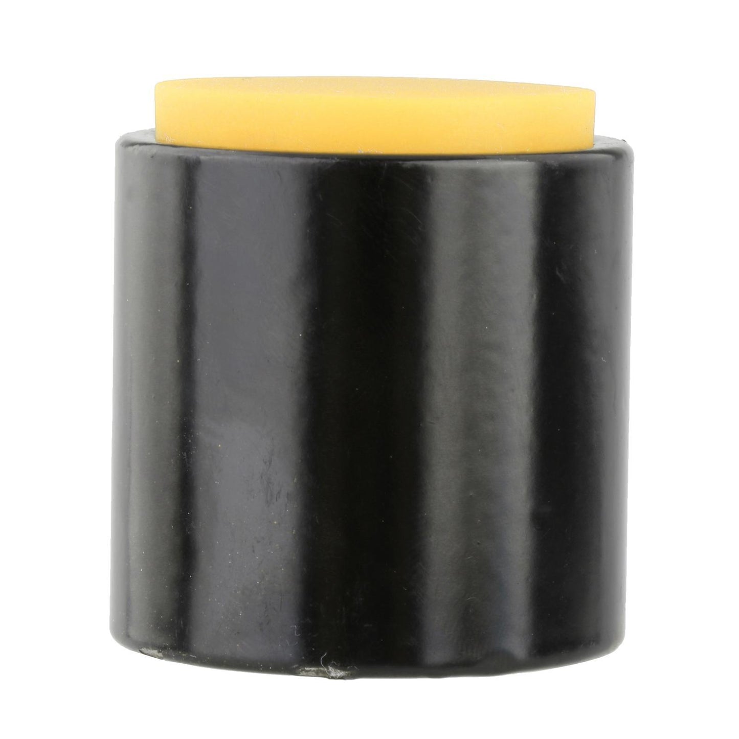 Mini Dumb Drum Percussion Instrument Accessories Easy to Carry Silicone Yellow