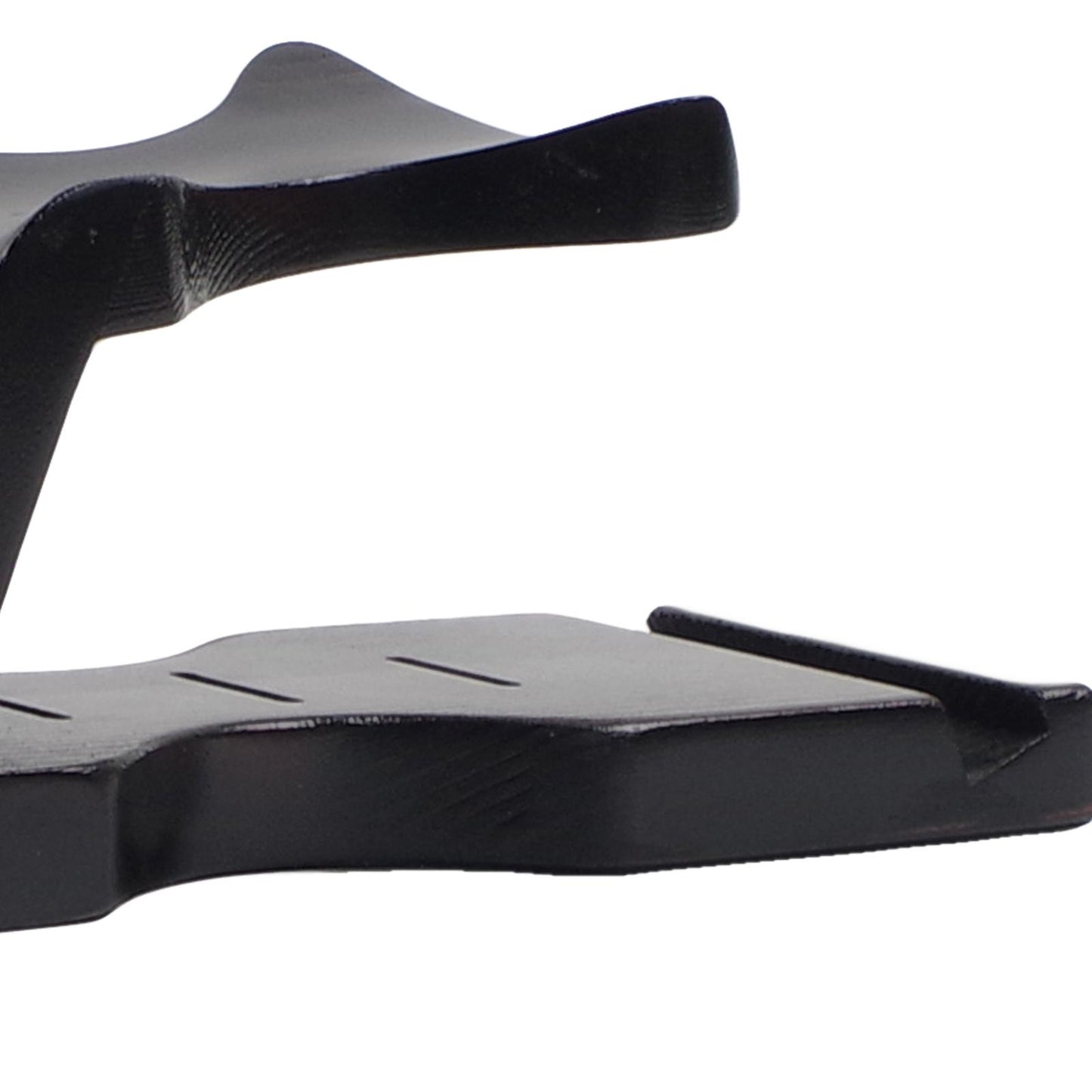 Guitar Neck Rest with Pick Slots Support Anti Slip for String Instrument Black