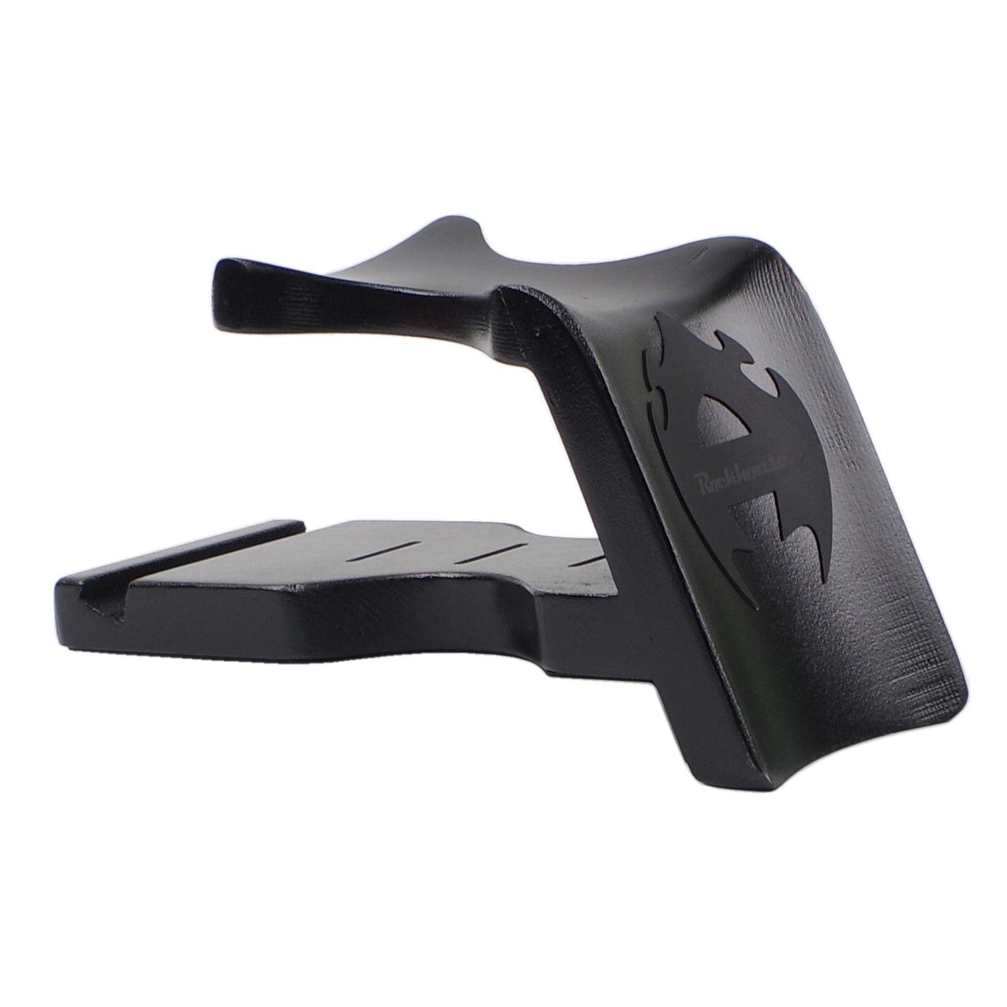 Guitar Neck Rest with Pick Slots Support Anti Slip for String Instrument Black