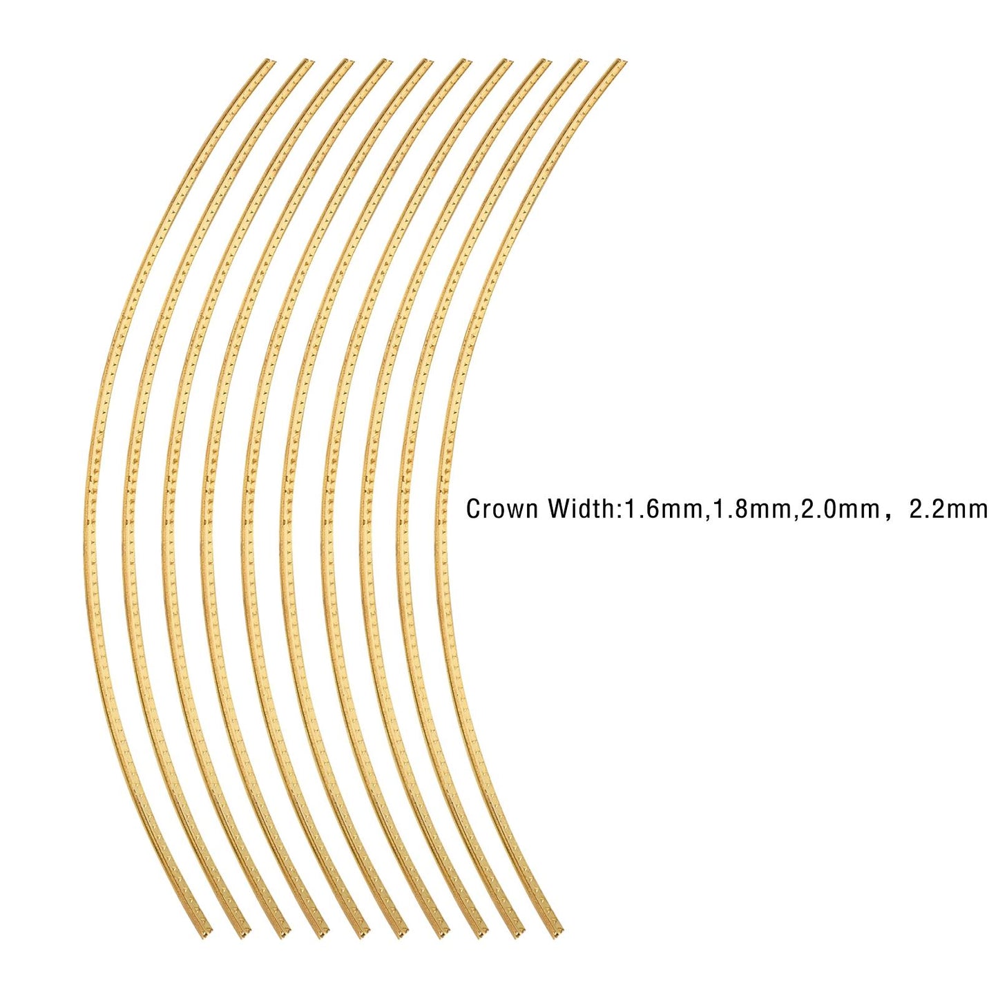Guitar Fret Wires 8inch Acoustic for Electric Guitar Ukuleles Guitar Lover 1.6mm