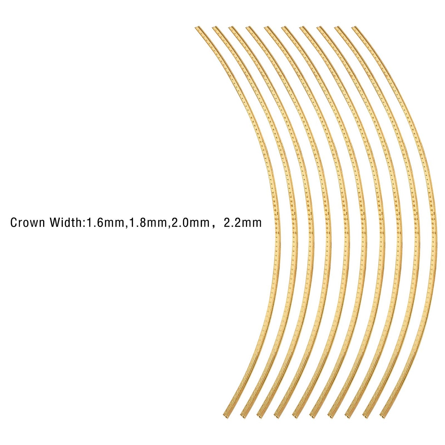 Guitar Fret Wires 8inch Acoustic for Electric Guitar Ukuleles Guitar Lover 1.6mm