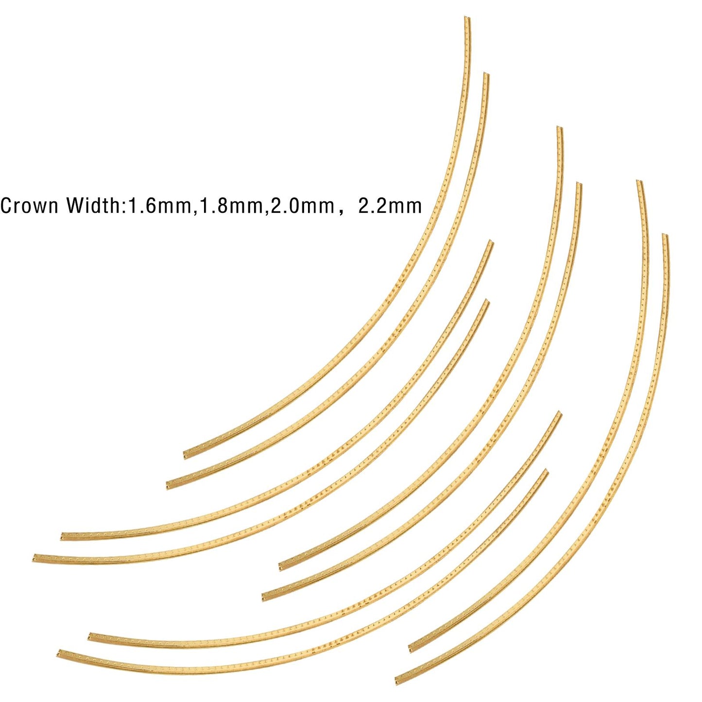 Guitar Fret Wires 8inch Acoustic for Electric Guitar Ukuleles Guitar Lover 1.6mm
