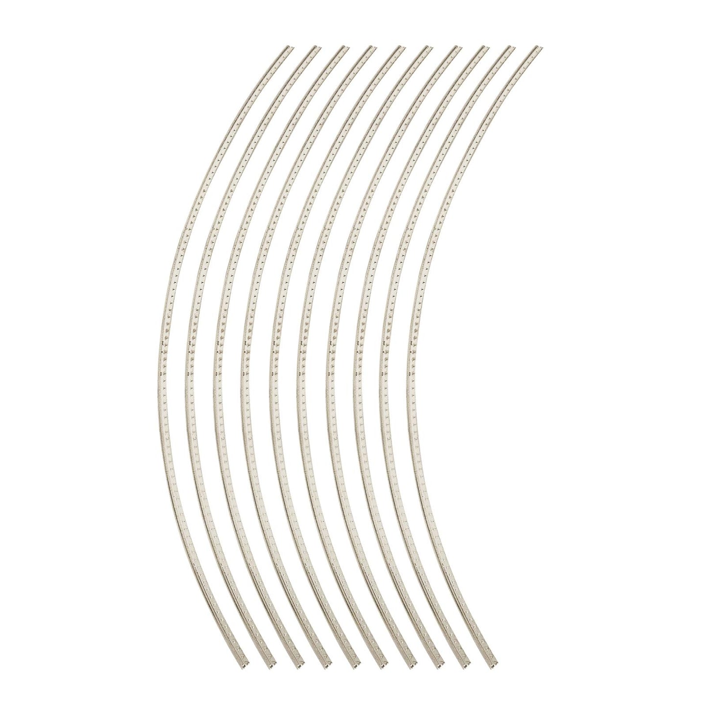 10 Pieces Guitar Fret Wire 200mm for 8'' Acoustic Guitar Bass Supplies 1.6mm