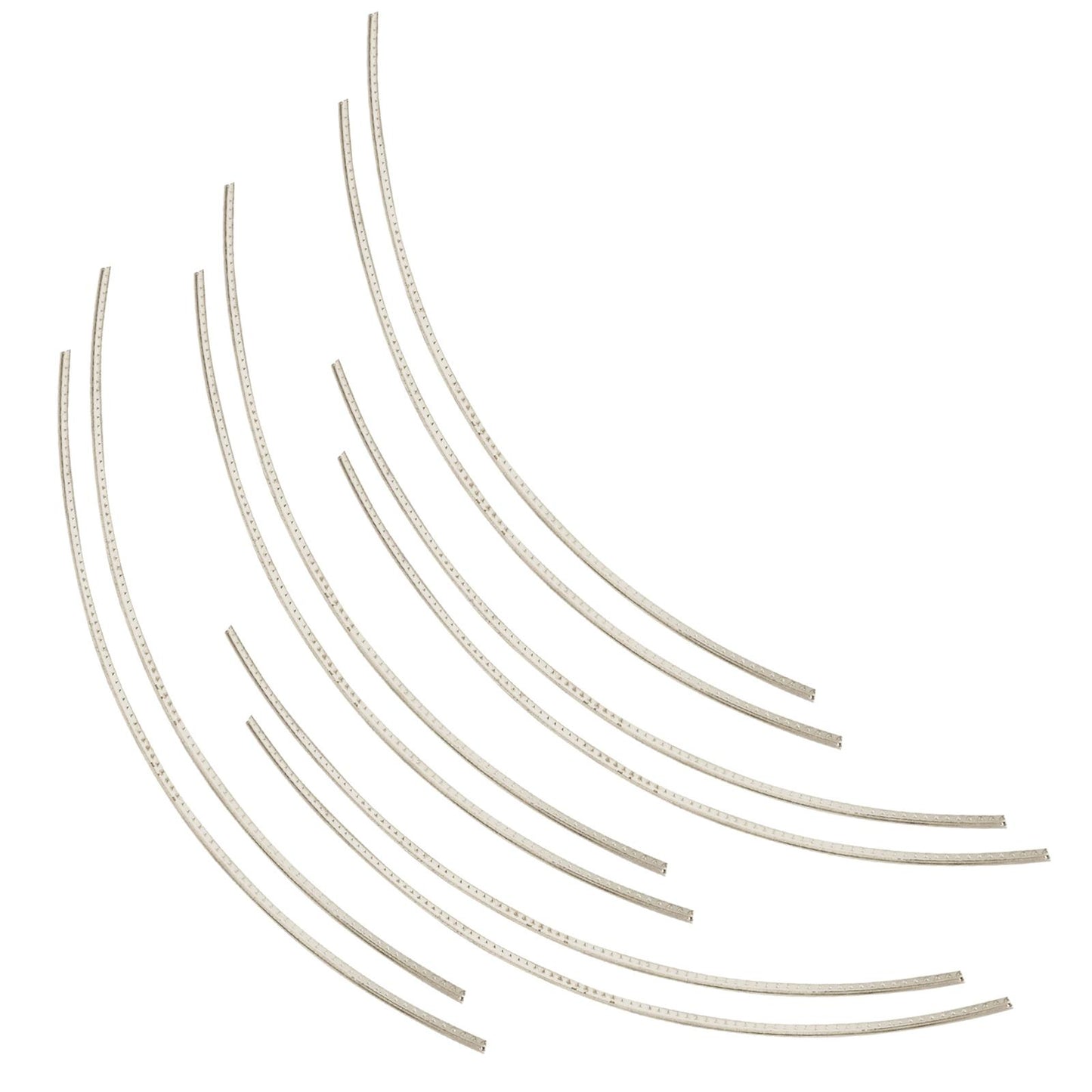 10 Pieces Guitar Fret Wire 200mm for 8'' Acoustic Guitar Bass Supplies 1.6mm