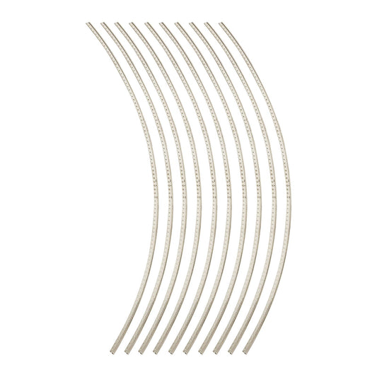 10 Pieces Guitar Fret Wire 200mm for 8'' Acoustic Guitar Bass Supplies 2.0mm