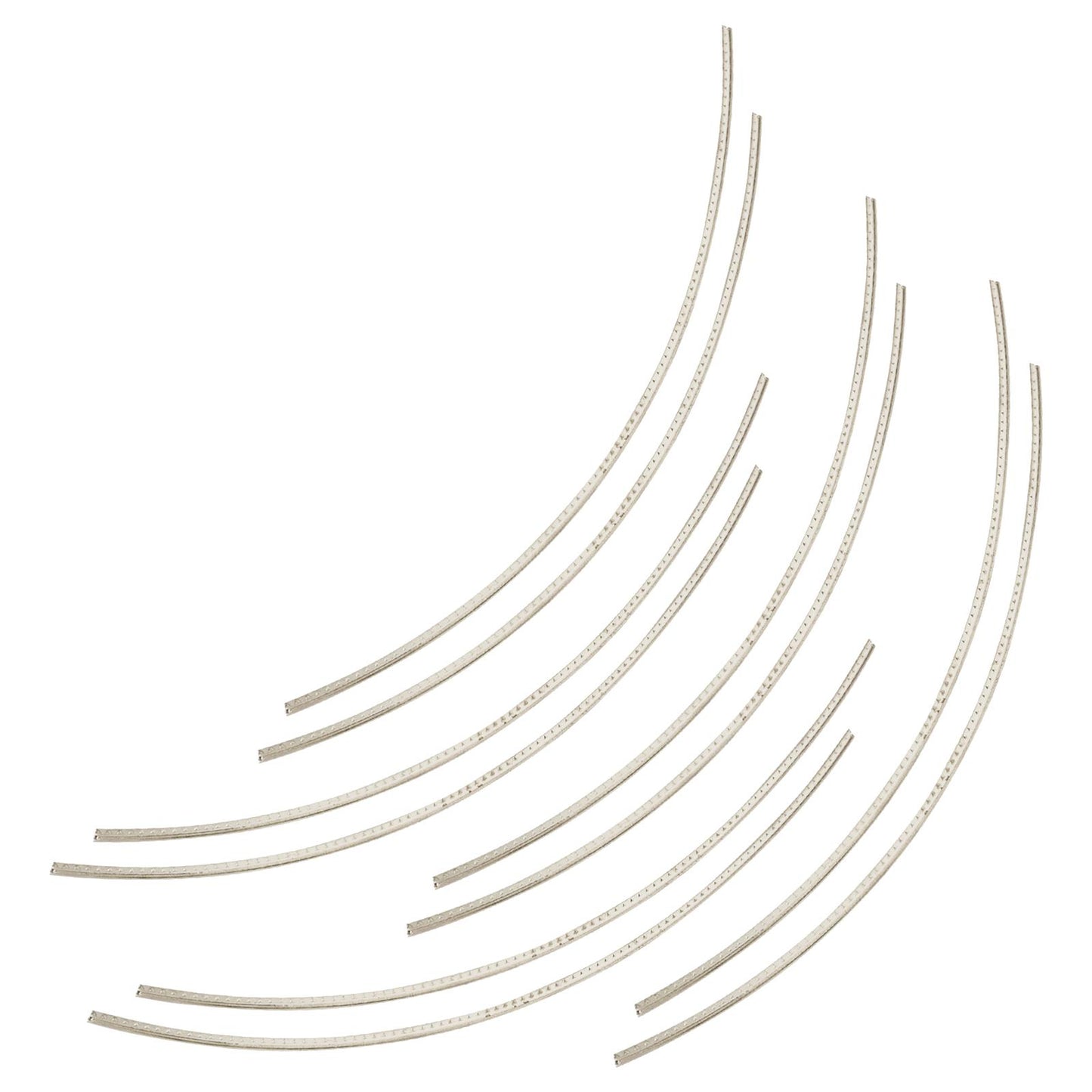 10 Pieces Guitar Fret Wire 200mm for 8'' Acoustic Guitar Bass Supplies 2.4mm