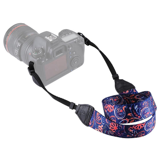 PULUZ Retro Ethnic Style Multi-color Series Shoulder Neck Strap Camera Strap for SLR / DSLR Cameras (Style2)