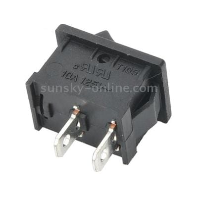 20 pcs Electrical Power Control On / Off Rocker Switch (Black)