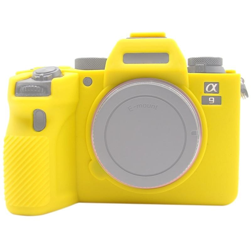 PULUZ Soft Silicone Protective Case for Sony ILCE-9M2/ Alpha 9 II / A92 (Yellow)