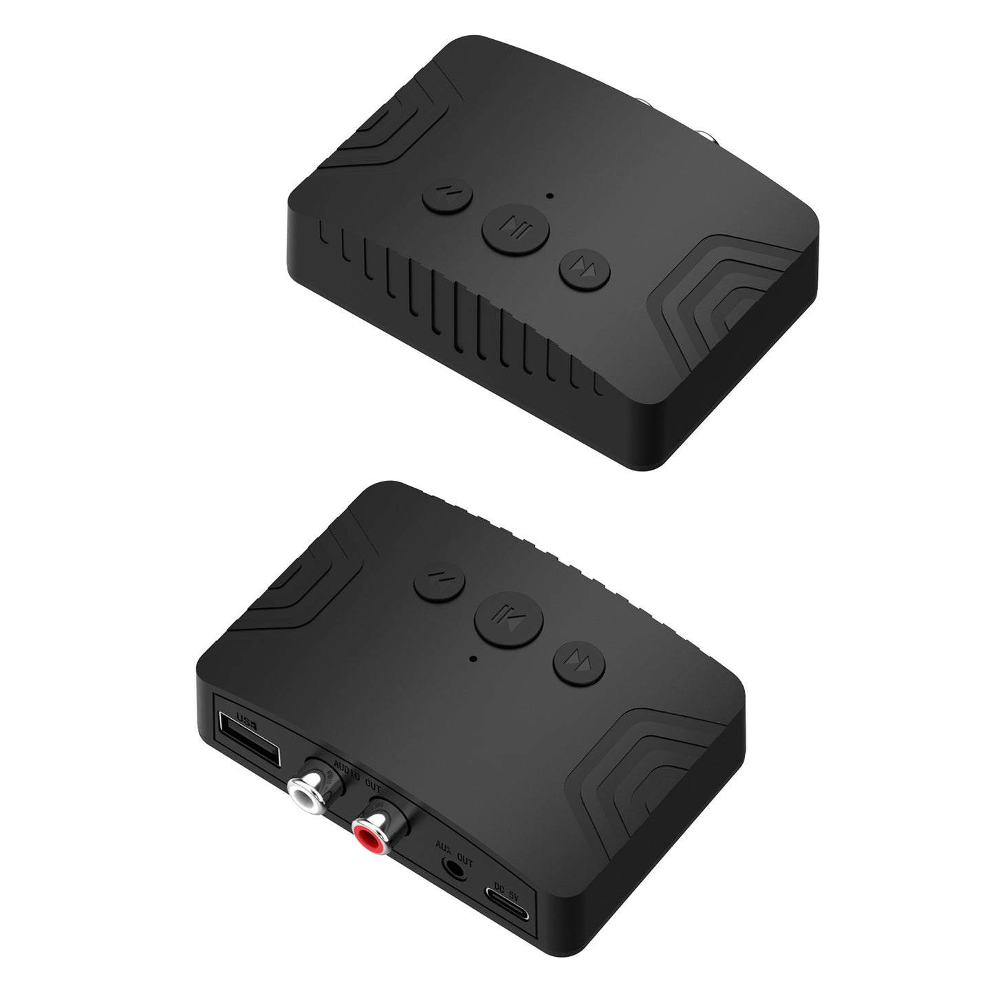 R20 Wireless Audio Adapter 3.5mm AUX 2RCA U Disk Player Bluetooth 5.3 Transmitter Receiver for PC TV Car Speaker