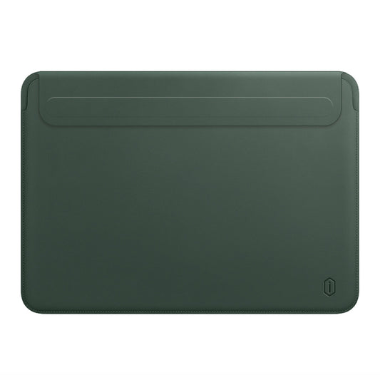 Wiwu Skinpro 2nd Generation Ultra-thin PU Leather Laptop Sleeve Bag for MacBook Pro 13.3inch 2016/2017/2018/2019/2020/M1 - Green