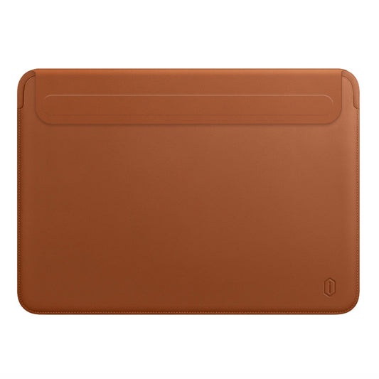 Wiwu Skinpro 2nd Generation Ultra-thin PU Leather Laptop Sleeve Bag for MacBook Pro 13.3inch 2016/2017/2018/2019/2020/M1 - Brown