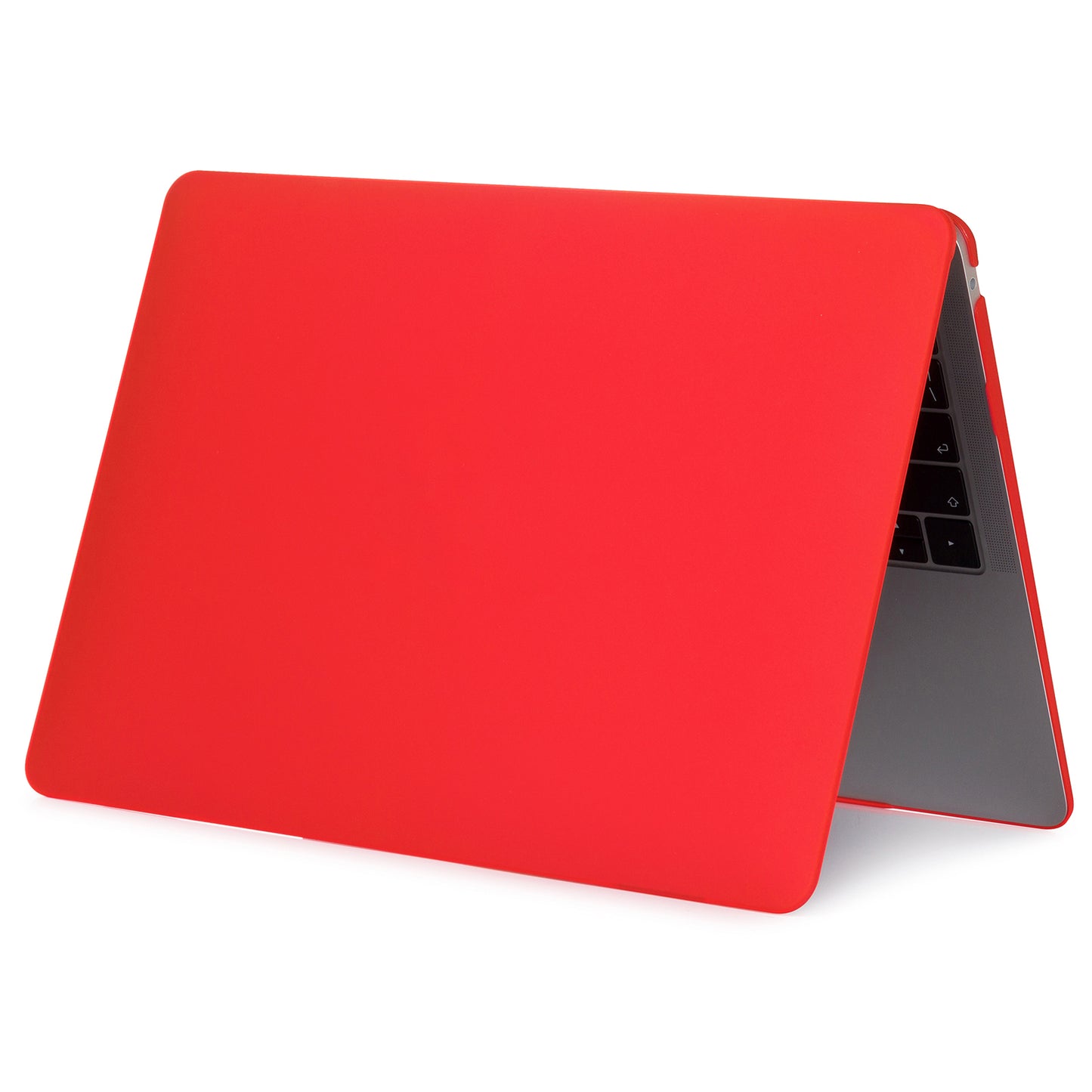 Matte Plastic Front and Back Protective Case for MacBook Pro 16 inch (2019) - Red