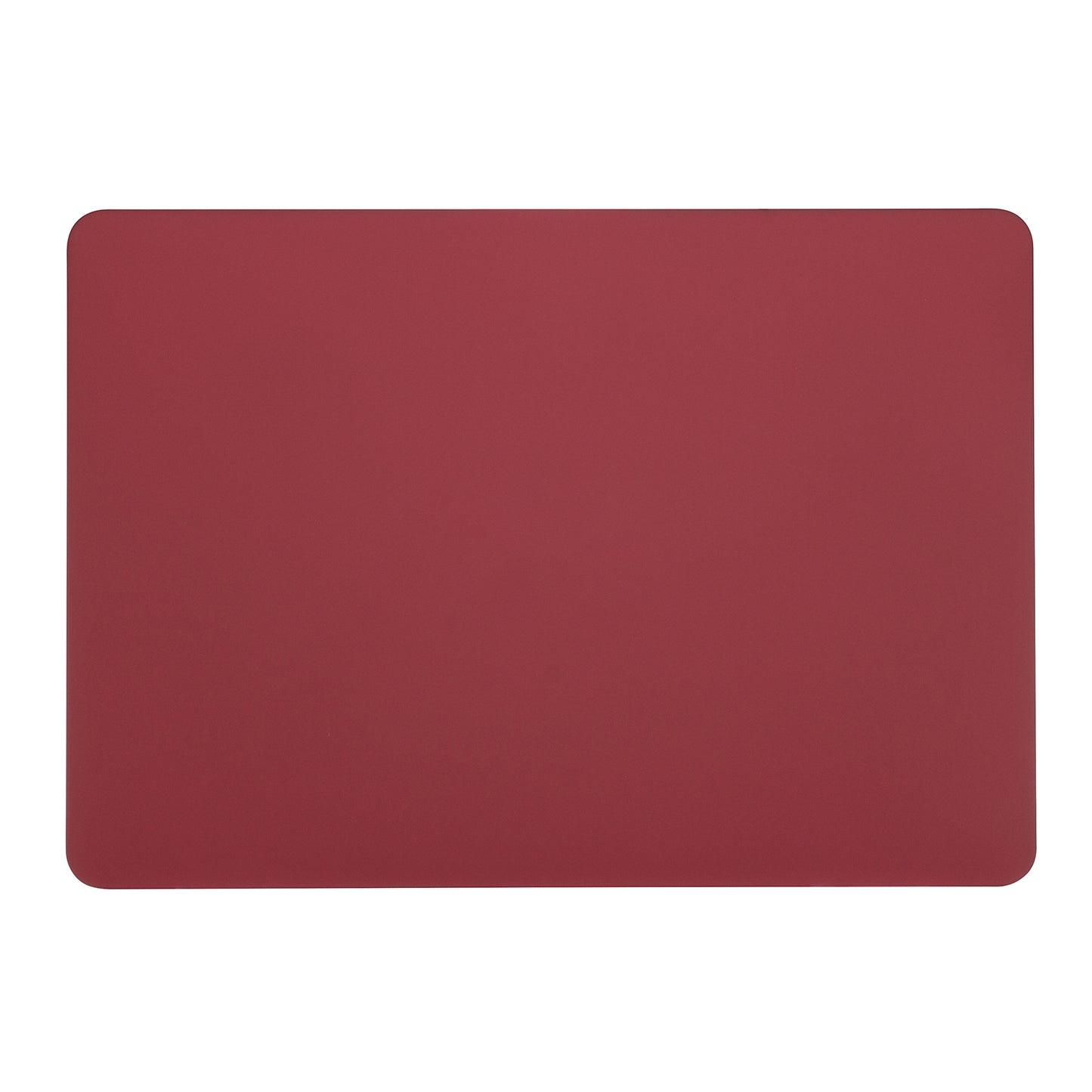 Matte Plastic Front and Back Protective Case for MacBook Pro 16 inch (2019) - Wine Red
