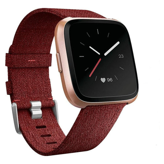 For Huami 1 / Huami 2 / Ticwatch1 / Ticwatch Pro / Samsung Galaxy Watch 46mm / Samsung S3 / Huawei Watch2 Pro / Huawei GT / Huawei Glory Magic  Nylon Canvas Strap (Red)