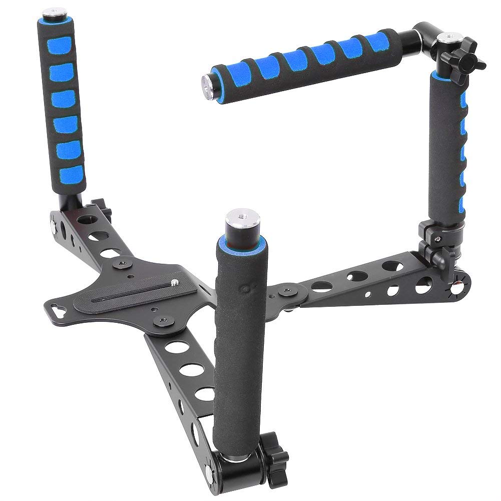 Aluminium Alloy Foldable DSLR Rig Movie Kit Shoulder Mount Support Rig Stabilizer for Canon Nikon Sony etc. DSLR Cameras