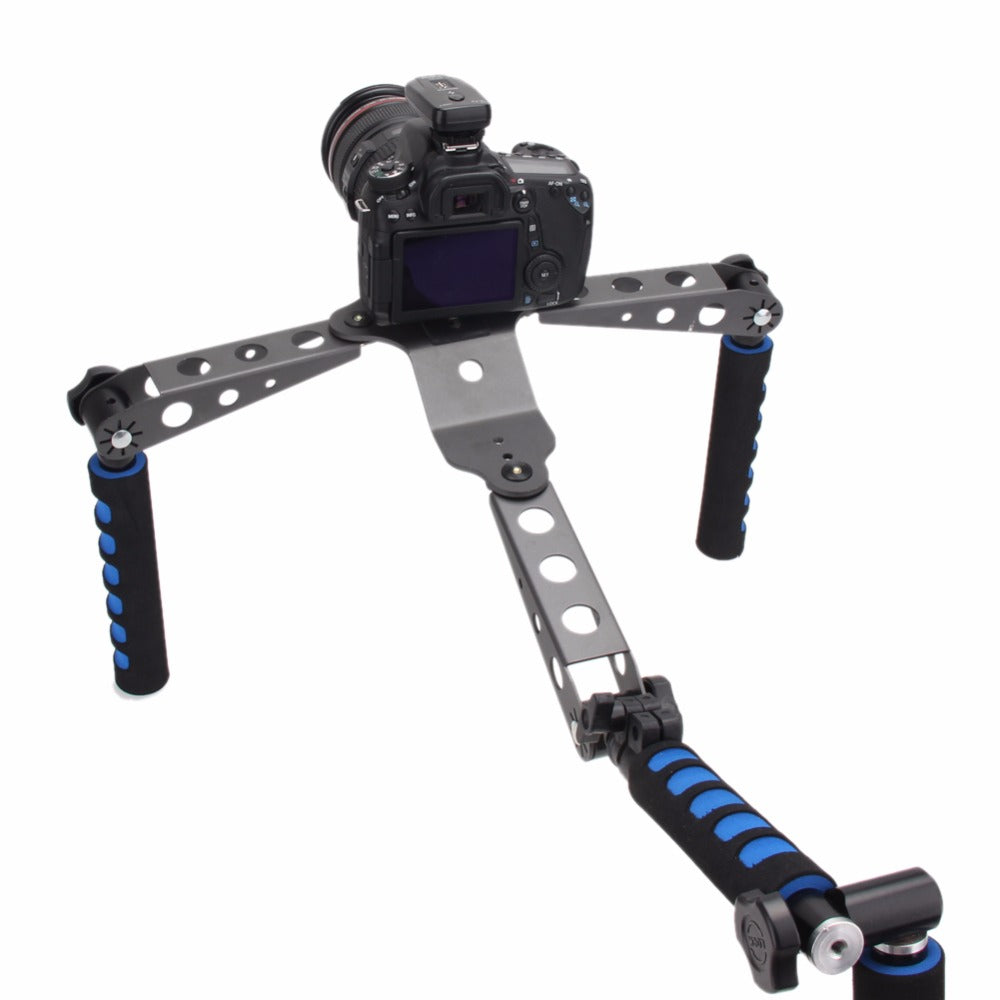 Aluminium Alloy Foldable DSLR Rig Movie Kit Shoulder Mount Support Rig Stabilizer for Canon Nikon Sony etc. DSLR Cameras