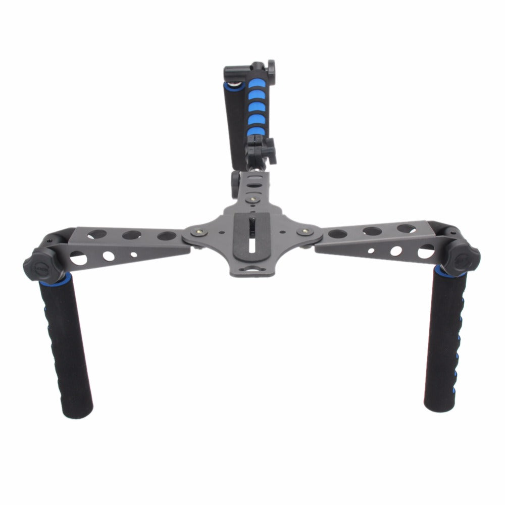 Aluminium Alloy Foldable DSLR Rig Movie Kit Shoulder Mount Support Rig Stabilizer for Canon Nikon Sony etc. DSLR Cameras