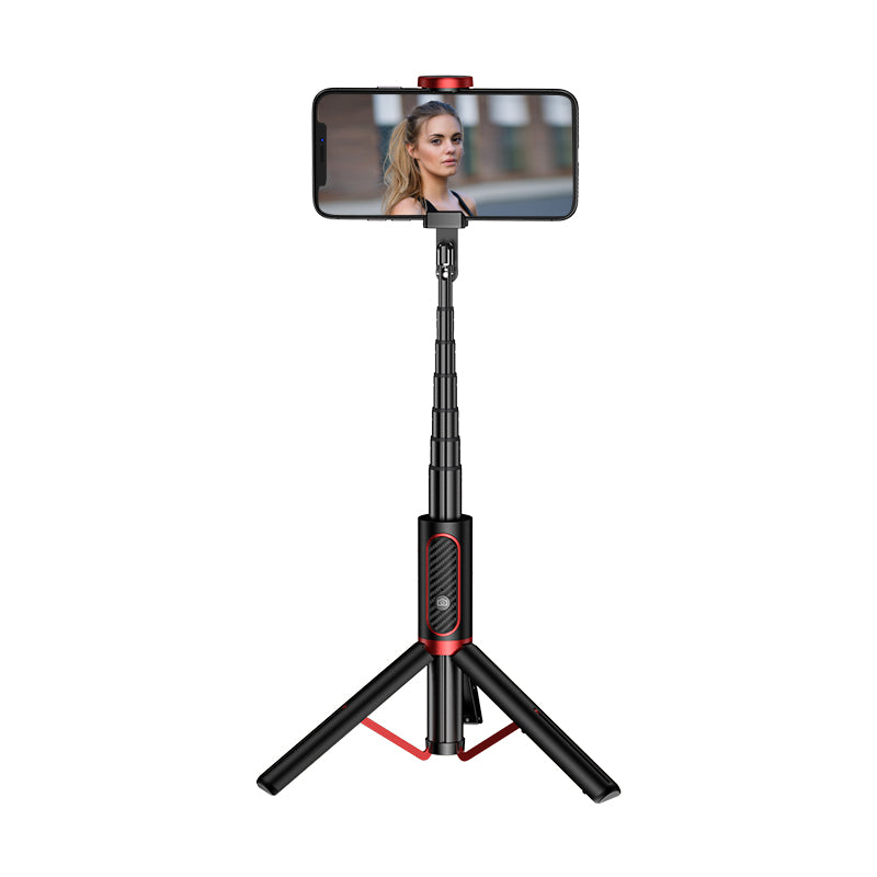 JOYROOM Phantom Series Wireless Bluetooth Integrated Tripod Selfie Stick 360&#176; View Rotation - Black