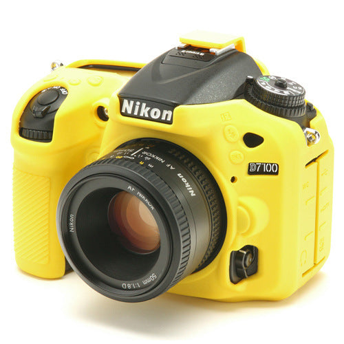 Silicone Camera Body Protection Case for Nikon D7100 / D7200 - Yellow