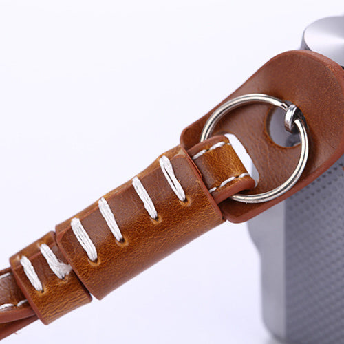 Universal PU Leather Hand Grip Wrist Strap for Canon Nikon Sony etc. DSLR Camera - Random
