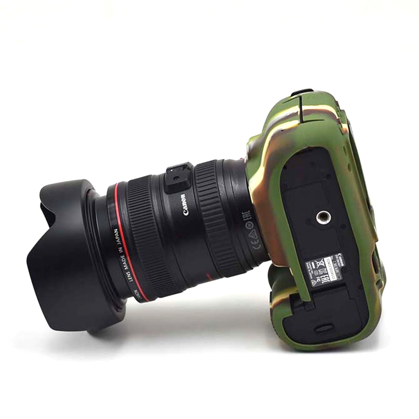 Uniqkart for Canon EOS 5D Mark III / 5DS / 5DRS Silicone Protective Camera Body Case Cover - Camouflage