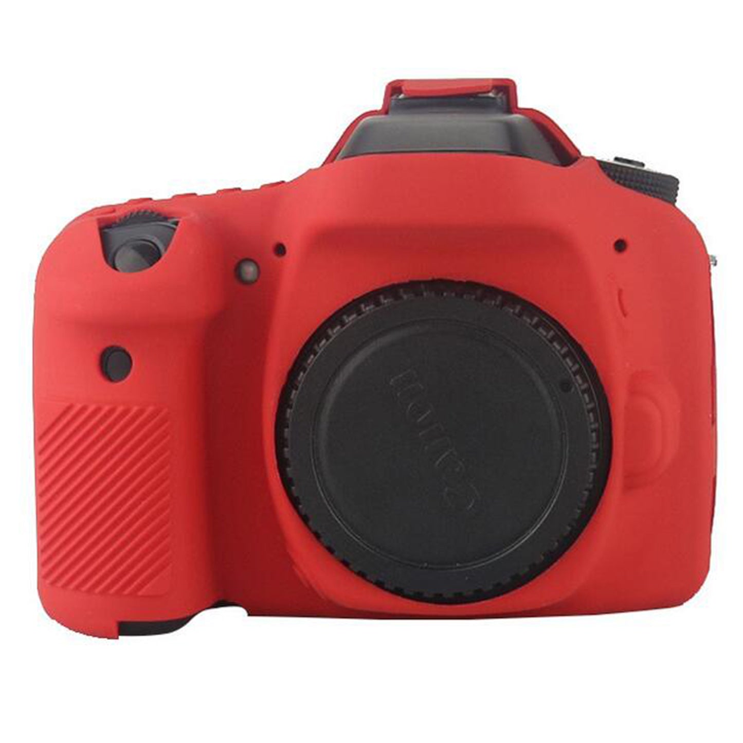 Uniqkart for Canon EOS 5D Mark III / 5DS / 5DRS Silicone Protective Camera Body Case - Red
