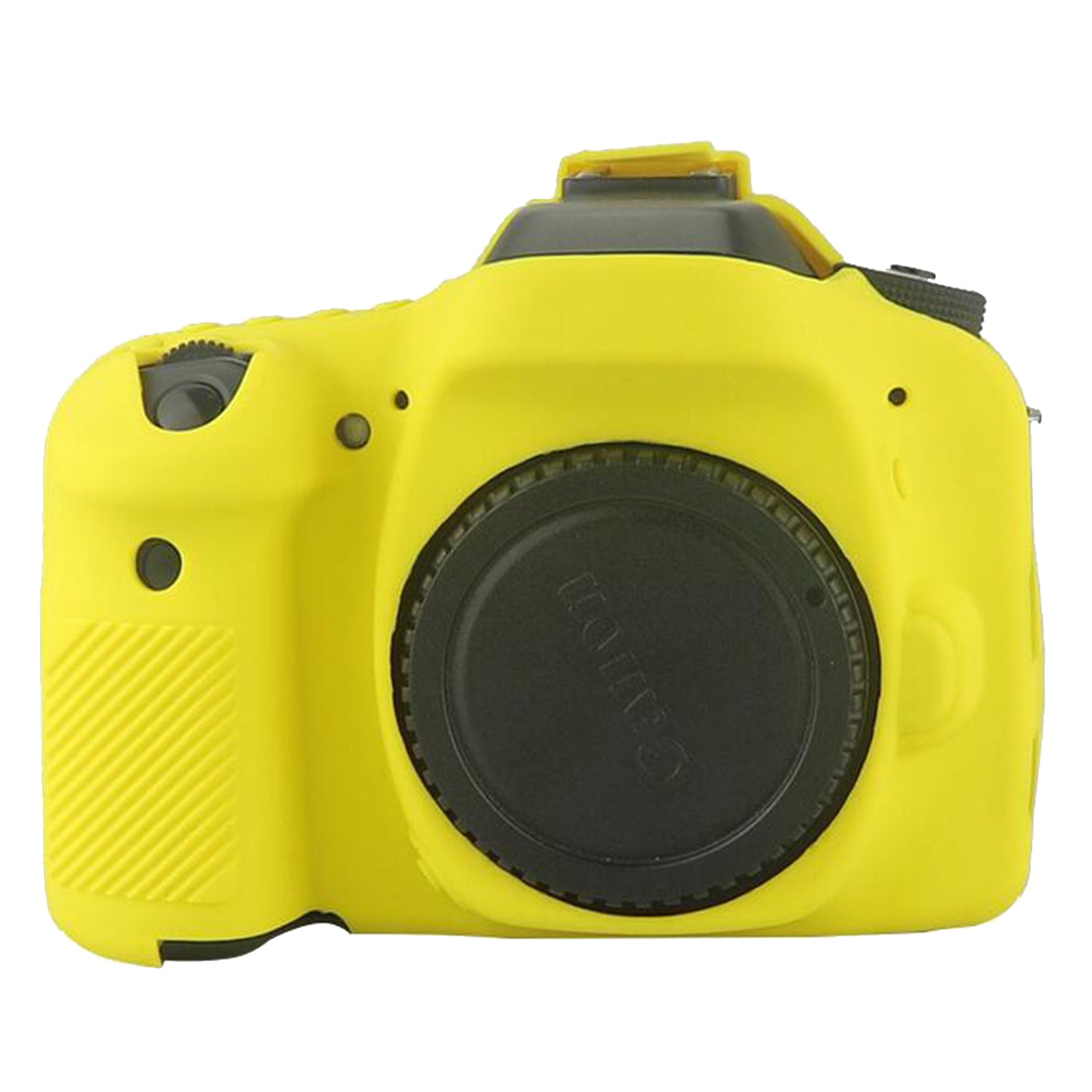 Uniqkart for Canon EOS 5D Mark III / 5DS / 5DRS Silicone Protective Camera Body Cover - Yellow