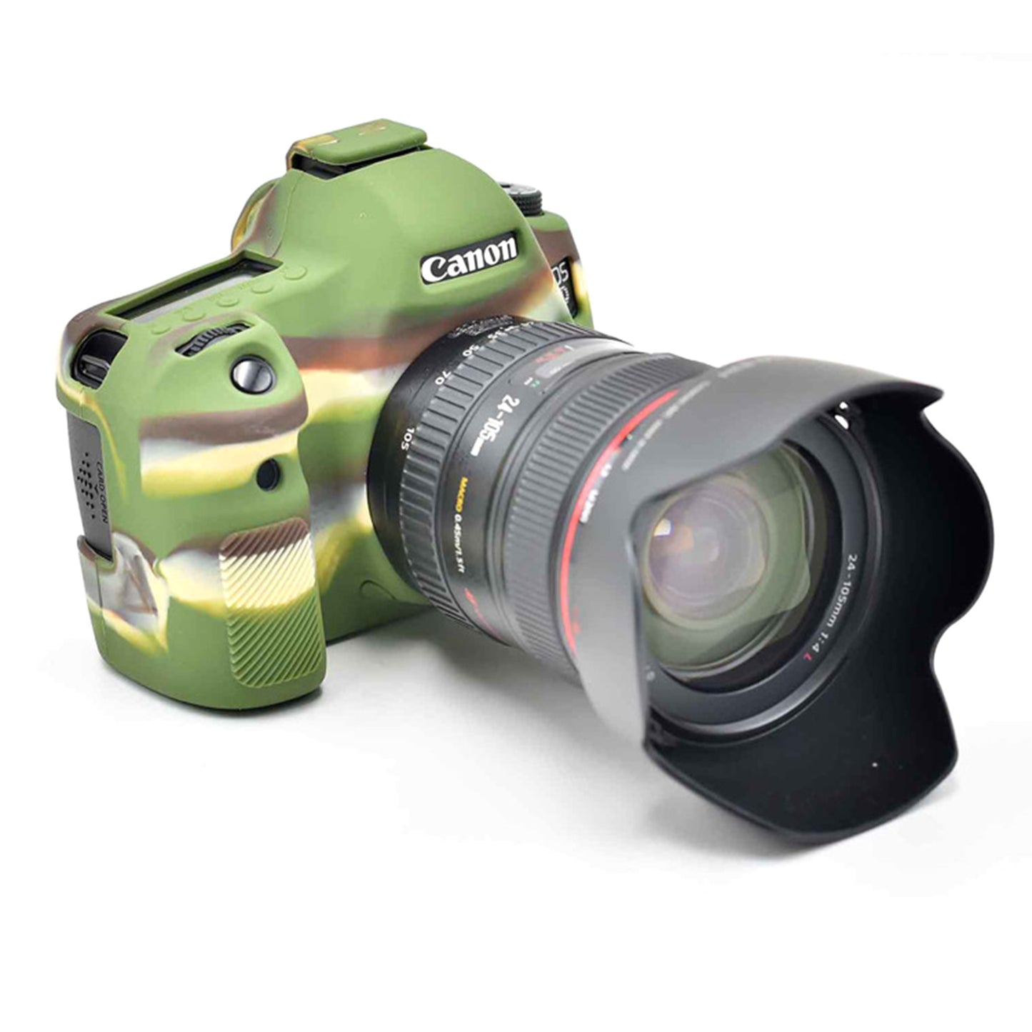 Soft Silicone Camera Protective Cover for Canon EOS 6D DSLR Camera - Camouflage