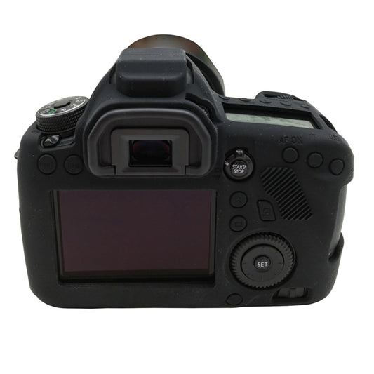 Soft Silicone Camera Protective Case for Canon EOS 6D DSLR Camera - Black