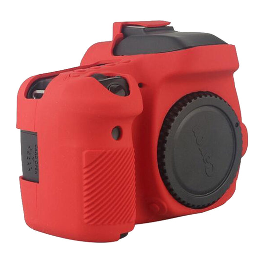Soft Silicone Camera Protective Cover Case for Canon EOS 6D DSLR Camera - Red