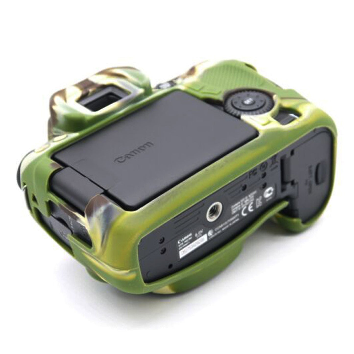 Uniqkart for Canon EOS 70D Silicone Protective Camera Body Case Cover - Camouflage