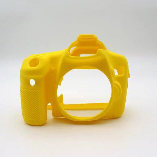 Uniqkart for Canon EOS 70D Silicone Protective Camera Body Shell - Yellow