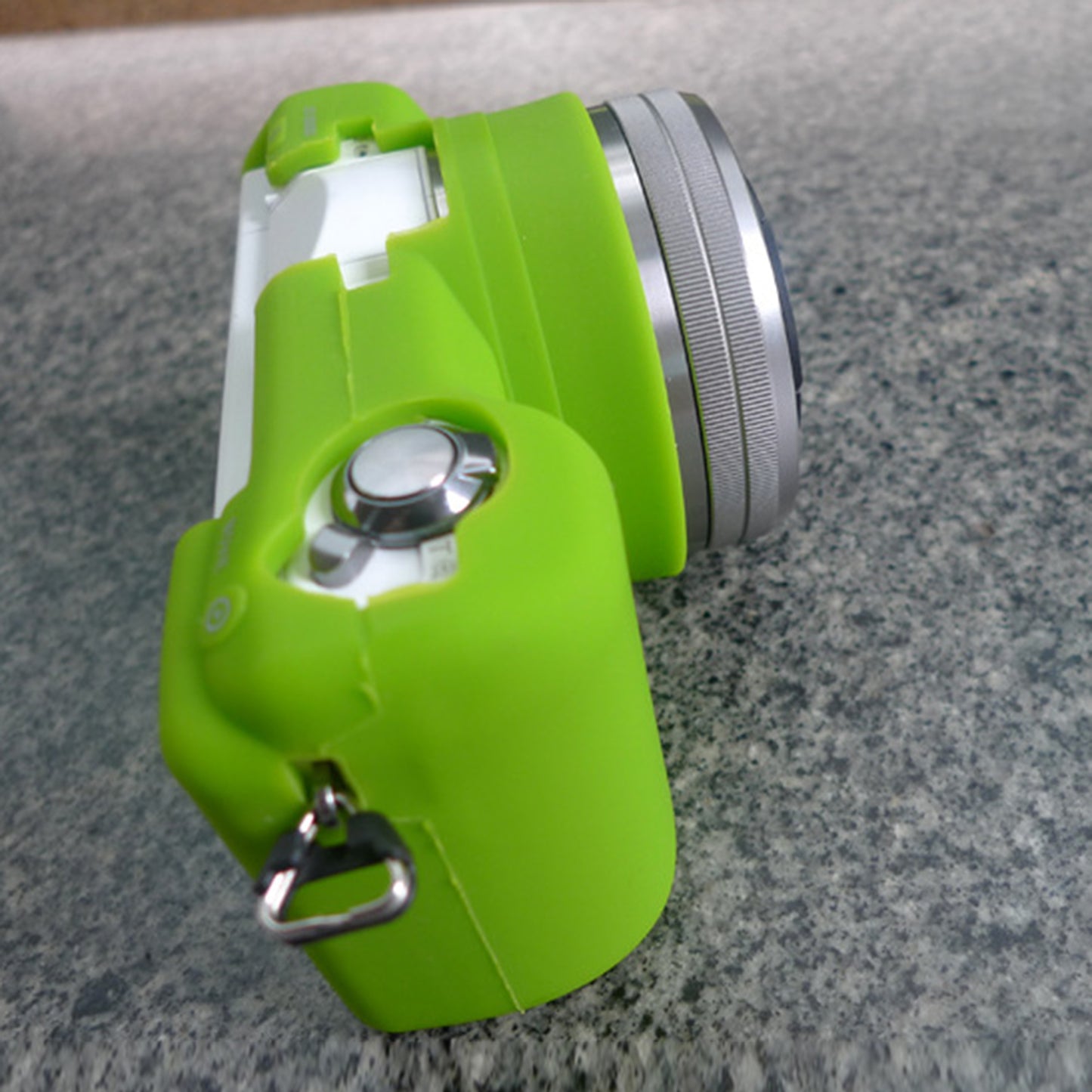 Flexible Silicone Protective Camera Shell for Sony A5100 ILCE-5000 - Green