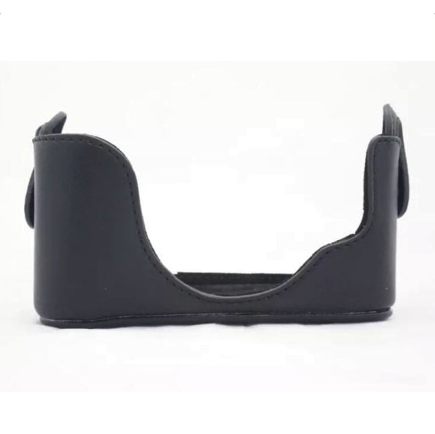 PU Leather Camera Protective Case Bag + Strap for Fuji X10/X20 Digital Camera - Black