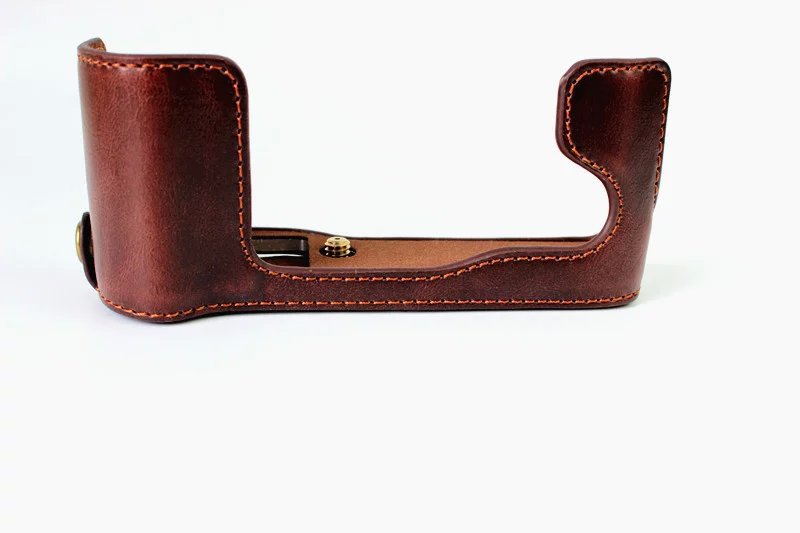Protective Leather Camera Cover Bag with Hollow Pad for Fujifilm XT10 / X-T10 - Coffee