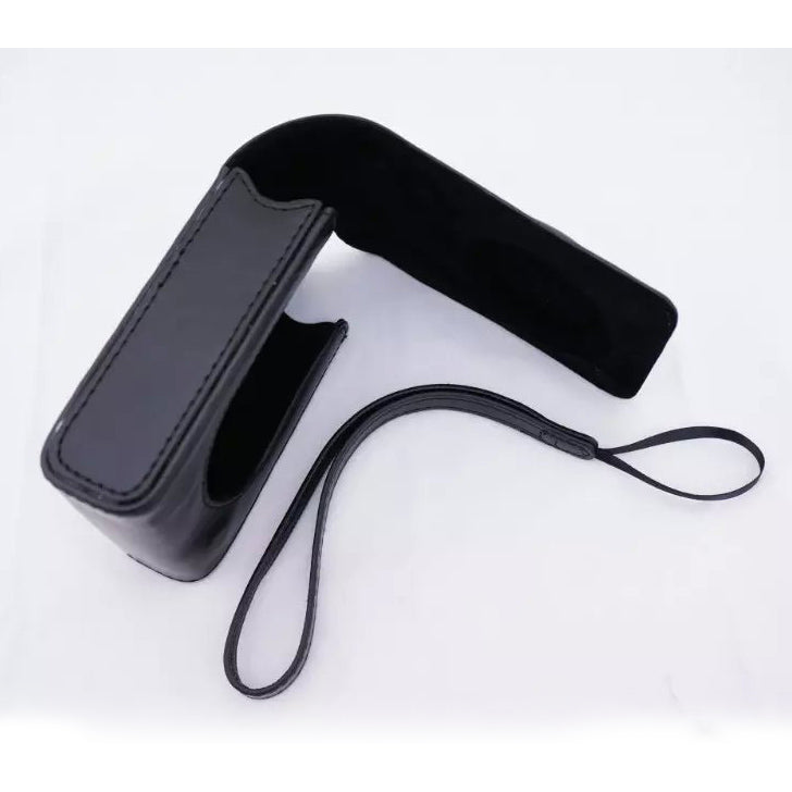Protective Leather Camera Case with Shoulder Strap for Fujifilm XF1/XQ2/XQ1 - Black