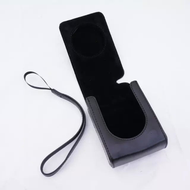 Protective Leather Camera Case with Shoulder Strap for Fujifilm XF1/XQ2/XQ1 - Black
