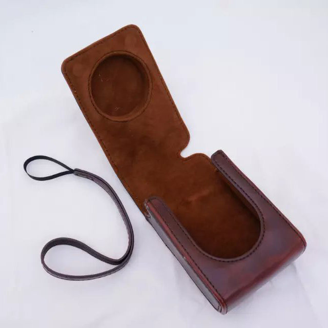 Protective Leather Camera Shell with Shoulder Strap for Fujifilm XF1/XQ2/XQ1 - Coffee