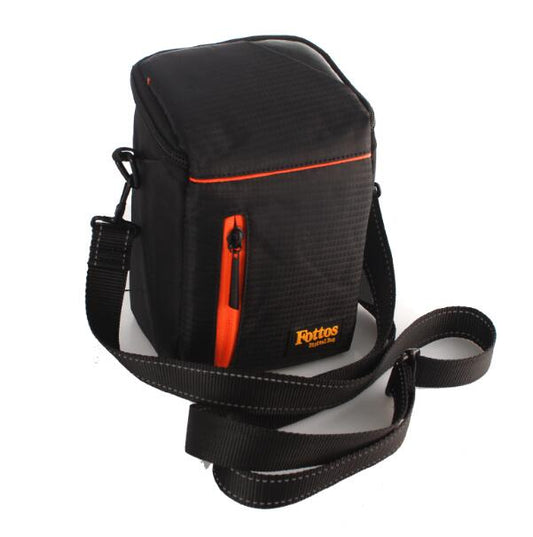 F039S Professional Portable Travel Camera Bag Nylon Camera Case - Black