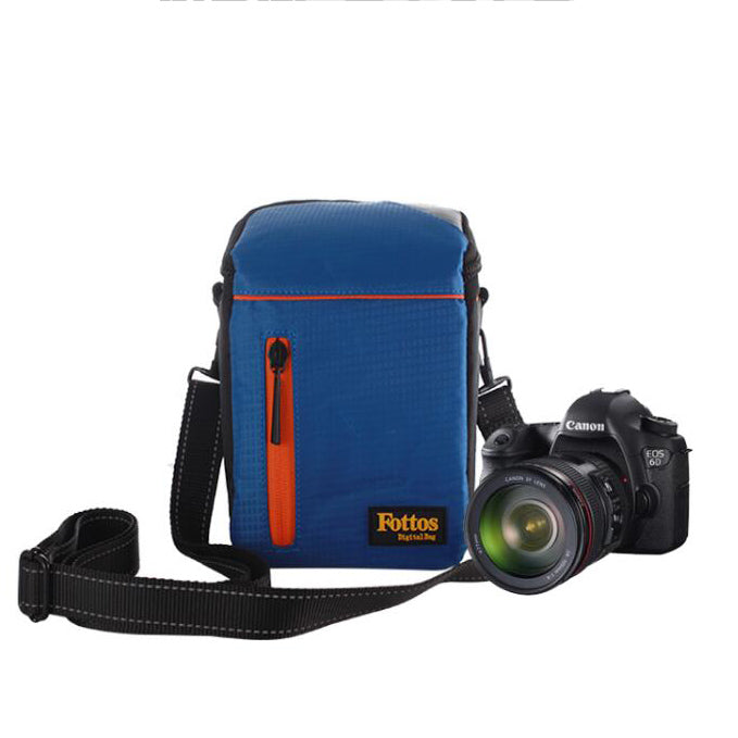 F039S Professional Portable Nylon Travel Camera Bag - Blue