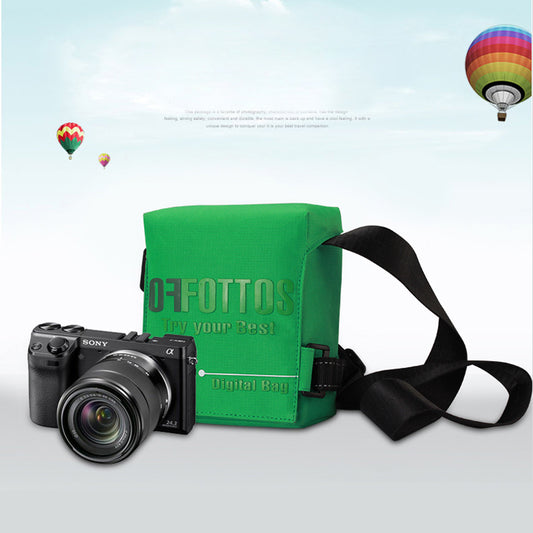F055 Professional Portable Travel Universe Camera Case - Green