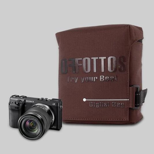 F055 Professional Portable Travel Universe Camera Protective Case - Coffee