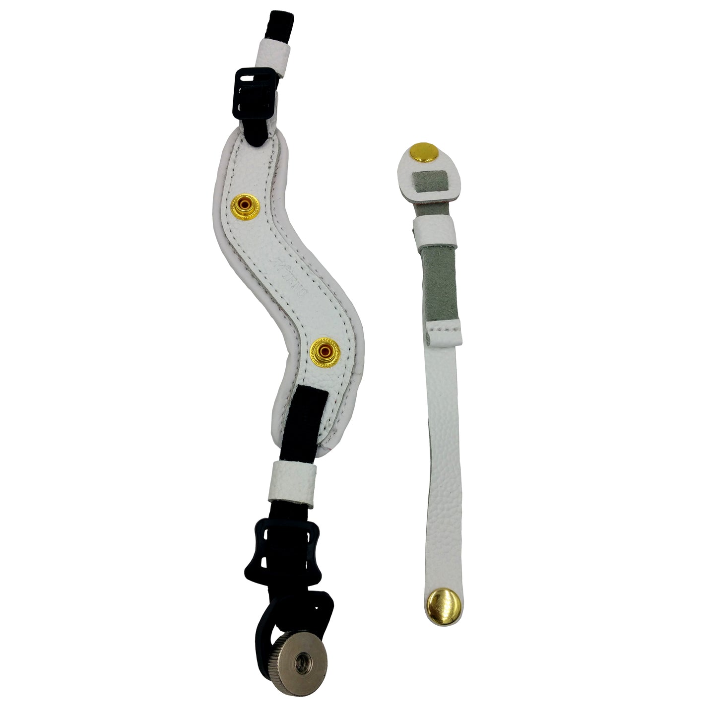 Genuine Leather Grip/Hand Strap for DSLR or SLR Camera - White