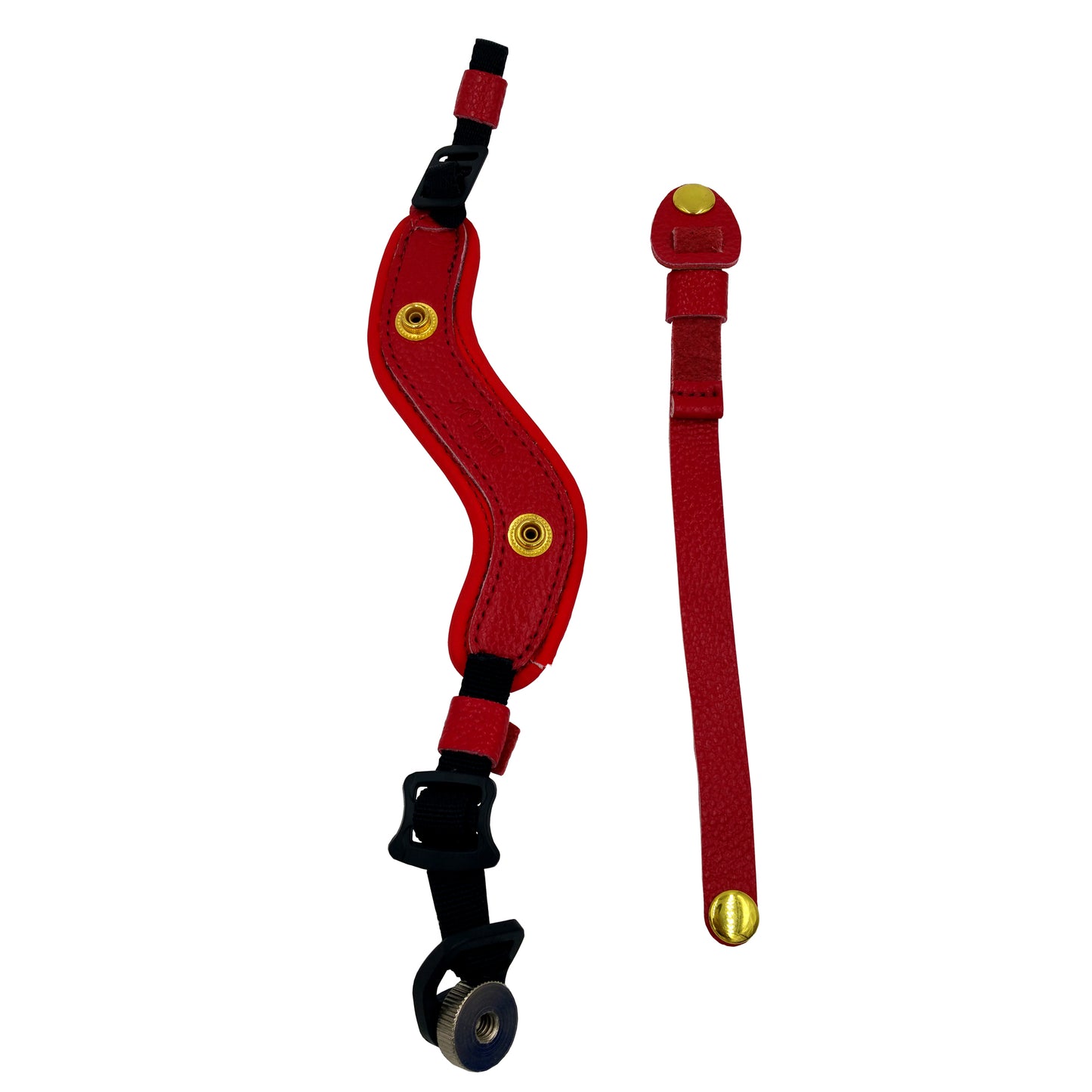 Genuine Leather Camera Wrist Strap Hand Grip for DSLR or SLR Camera - Red