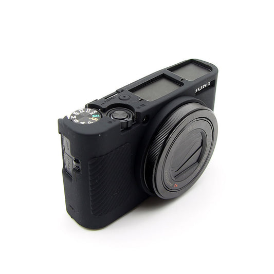 Soft Silicone Protective Case for Sony RX100 III / IV/ IIV - Black